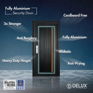 fully aluminium security door