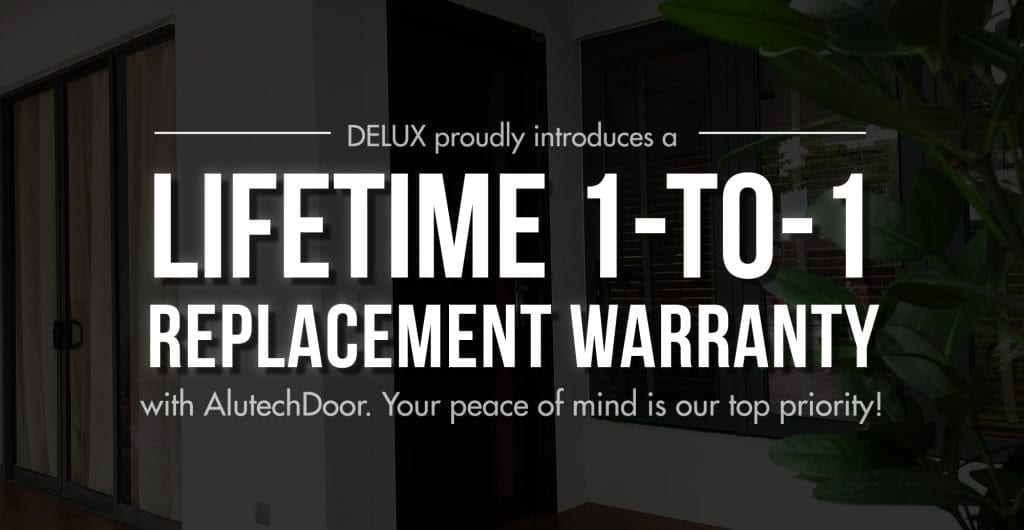 Lifetime One-to-One Replacement Warrranty