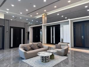 DELUX new showroom AlutechDoor fully aluminium security door