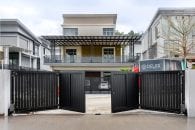 Trackless folding gate Trackless autogate Folding gate Malaysia Aluminium gate Malaysia Delux autogate Unigate Autogate Malaysia Unigate Malaysia Trackless gate Malaysia Aluminium gate supplier Malaysia Aluminium auto gate Autogate price Autogate system price Trackless autogate malaysia price Autogate malaysia price Aluminium gate suppliers contemporary 802