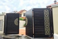 Trackless folding gate Trackless autogate Folding gate Malaysia Aluminium gate Malaysia Delux autogate Unigate Autogate Malaysia Unigate Malaysia Trackless gate Malaysia Aluminium gate supplier Malaysia Aluminium auto gate Autogate price Autogate system price Trackless autogate malaysia price Autogate malaysia price Aluminium gate suppliers mj106