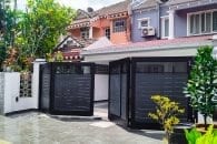 Trackless folding gate Trackless autogate Folding gate Malaysia Aluminium gate Malaysia Delux autogate Unigate Autogate Malaysia Unigate Malaysia Trackless gate Malaysia Aluminium gate supplier Malaysia Aluminium auto gate Autogate price Autogate system price Trackless autogate malaysia price Autogate malaysia price Aluminium gate suppliers texstone x4