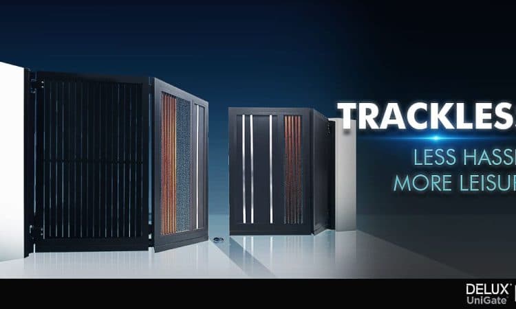 Trackless Folding Gate