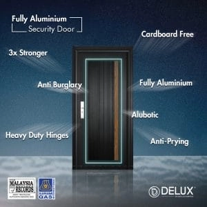fully aluminium security door