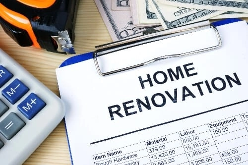 home renovation budget planning