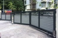 Trackless folding gate Trackless autogate Folding gate Malaysia Aluminium gate Malaysia Delux autogate Unigate Autogate Malaysia Unigate Malaysia Trackless gate Malaysia Aluminium gate supplier Malaysia Aluminium auto gate Autogate price Autogate system price Trackless autogate malaysia price Autogate malaysia price Aluminium gate suppliers texstone x4