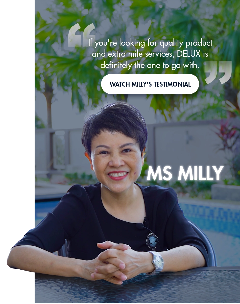 Testimonial Slide - Ms Milly
