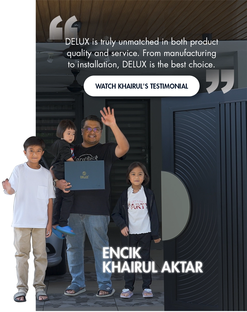 Testimonial Slide - Encik Khairul Aktar