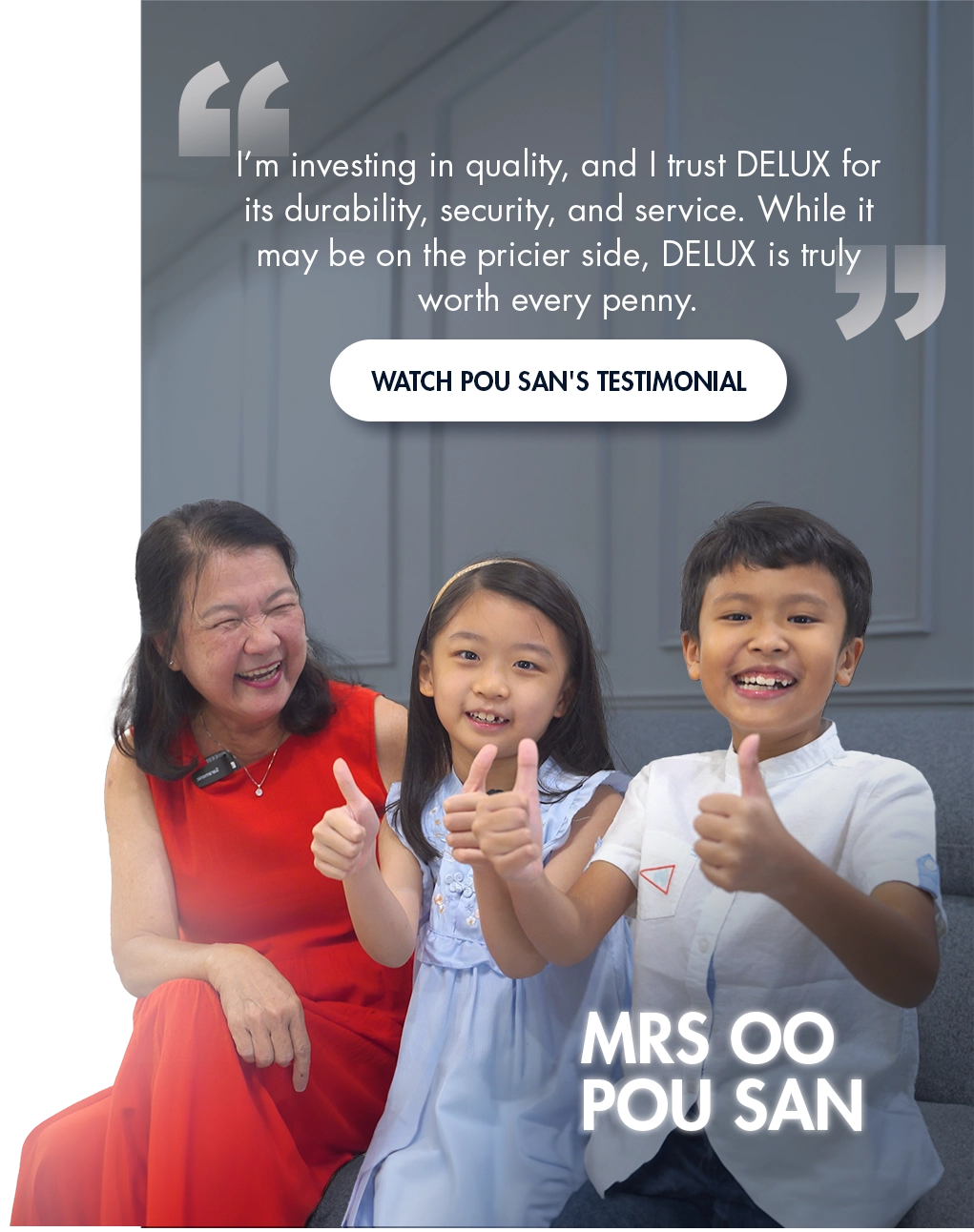 Testimonial Slide - Mrs Oo