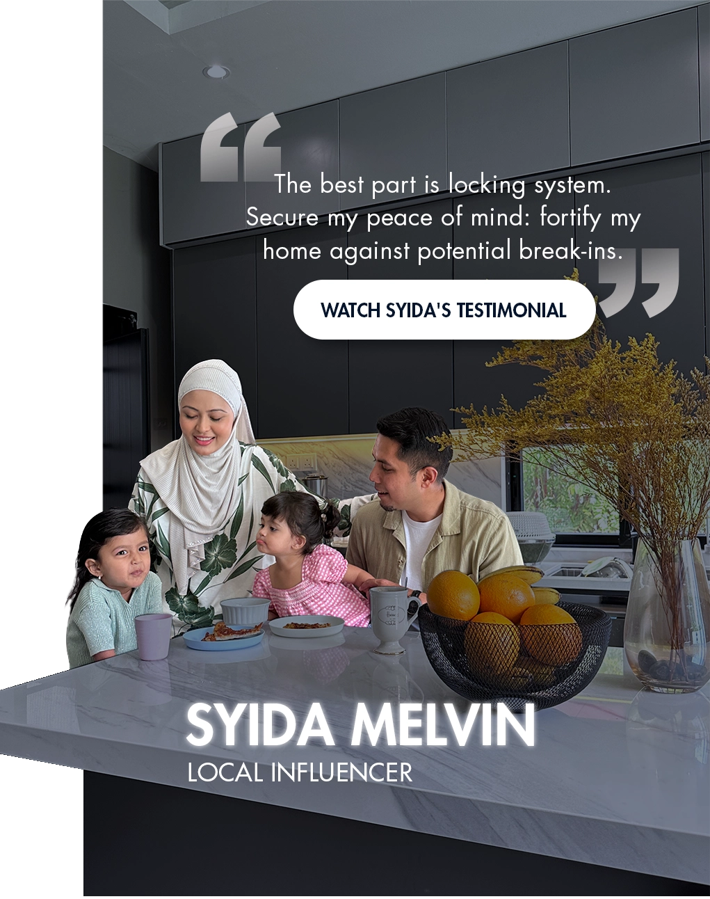 Testimonial Slide - Syida Melvin