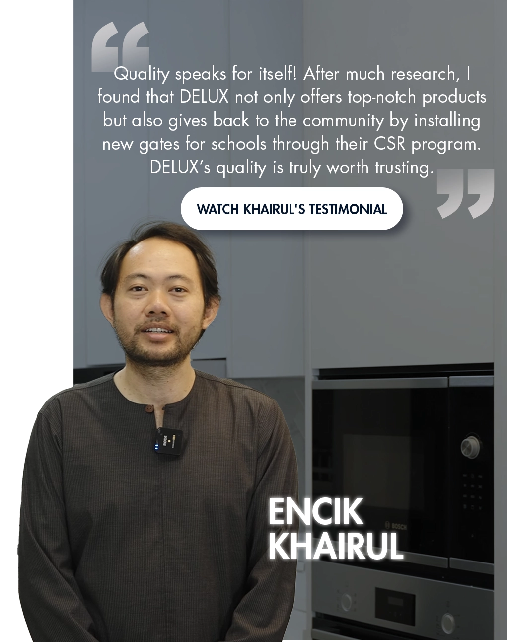 Testimonial Slide - Encik Khairul