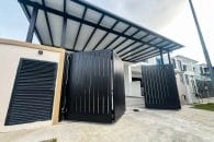 Trackless folding gate Trackless autogate Folding gate Malaysia Aluminium gate Malaysia Delux autogate Unigate Autogate Malaysia Unigate Malaysia Trackless gate Malaysia Aluminium gate supplier Malaysia Aluminium auto gate Autogate price Autogate system price Trackless autogate malaysia price Autogate malaysia price Aluminium gate suppliers contemporary 802