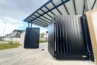 Trackless folding gate Trackless autogate Folding gate Malaysia Aluminium gate Malaysia Delux autogate Unigate Autogate Malaysia Unigate Malaysia Trackless gate Malaysia Aluminium gate supplier Malaysia Aluminium auto gate Autogate price Autogate system price Trackless autogate malaysia price Autogate malaysia price Aluminium gate suppliers contemporary 802