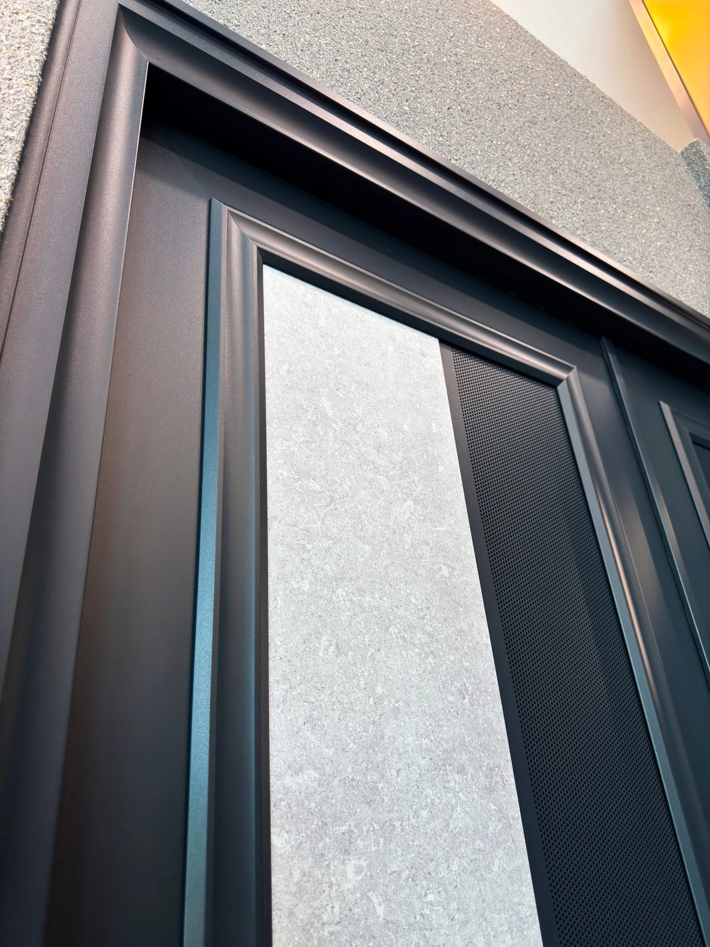 Security door Malaysia Aluminum door Luxury security door Delux security door price Aluminium security door Alutechdoor Security door design for home Best safety door Best security door malaysia Modern security door Security door design One and Half Door DT604C