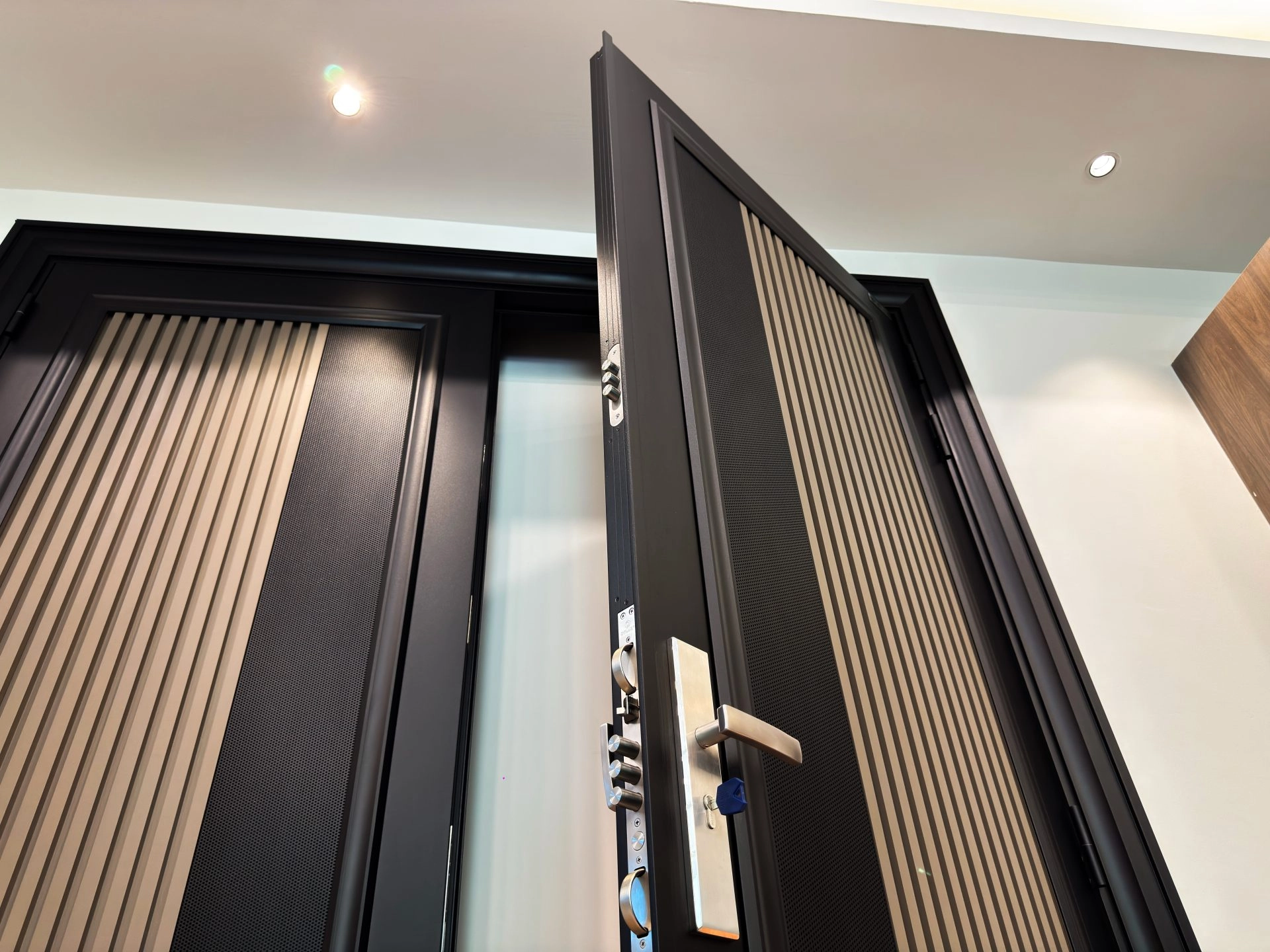 Security door Malaysia Aluminum door Luxury security door Delux security door price Aluminium security door Alutechdoor Security door design for home Best safety door Best security door malaysia Modern security door Security door design Double Door DT707