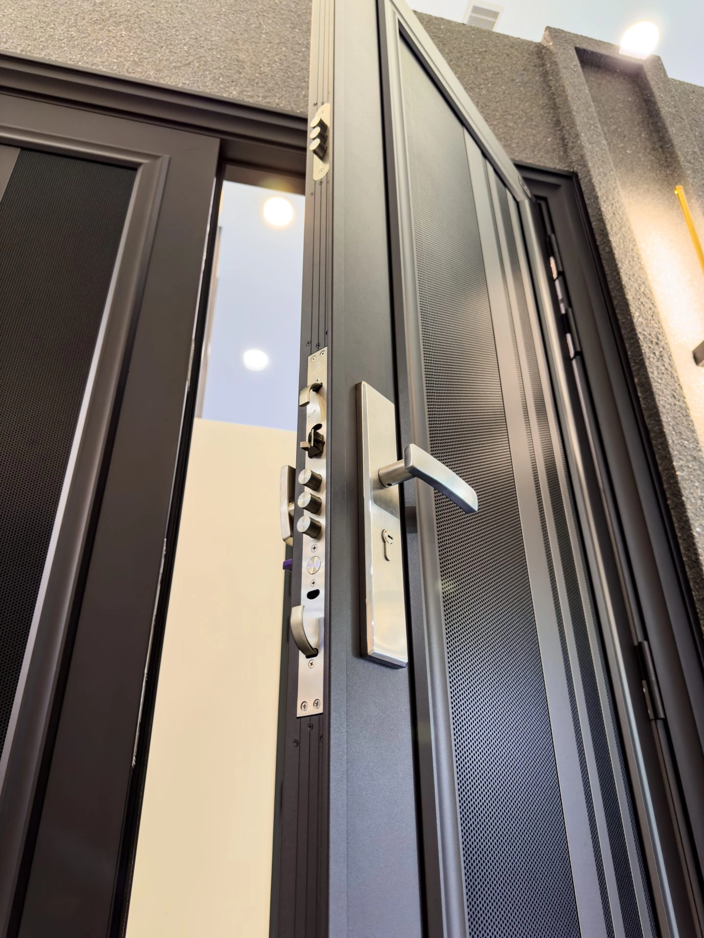 Security door Malaysia Aluminum door Luxury security door Delux security door price Aluminium security door Alutechdoor Security door design for home Best safety door Best security door malaysia Modern security door Security door design Double Door DT611P