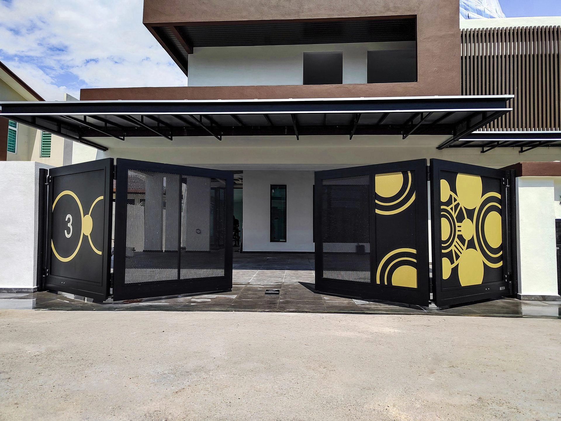 Trackless folding gate Trackless autogate Folding gate Malaysia Aluminium gate Malaysia Delux autogate Unigate Autogate Malaysia Unigate Malaysia Trackless gate Malaysia Aluminium gate supplier Malaysia Aluminium auto gate Autogate price Autogate system price Trackless autogate malaysia price Autogate malaysia price Aluminium gate suppliers Metal 2