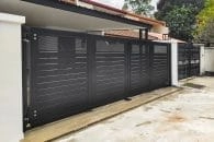 Trackless folding gate Trackless autogate Folding gate Malaysia Aluminium gate Malaysia Delux autogate Unigate Autogate Malaysia Unigate Malaysia Trackless gate Malaysia Aluminium gate supplier Malaysia Aluminium auto gate Autogate price Autogate system price Trackless autogate malaysia price Autogate malaysia price Aluminium gate suppliers texstone x4