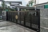 Trackless folding gate Trackless autogate Folding gate Malaysia Aluminium gate Malaysia Delux autogate Unigate Autogate Malaysia Unigate Malaysia Trackless gate Malaysia Aluminium gate supplier Malaysia Aluminium auto gate Autogate price Autogate system price Trackless autogate malaysia price Autogate malaysia price Aluminium gate suppliers mj102