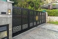 Trackless folding gate Trackless autogate Folding gate Malaysia Aluminium gate Malaysia Delux autogate Unigate Autogate Malaysia Unigate Malaysia Trackless gate Malaysia Aluminium gate supplier Malaysia Aluminium auto gate Autogate price Autogate system price Trackless autogate malaysia price Autogate malaysia price Aluminium gate suppliers mj102