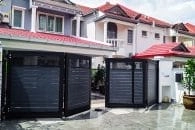 Trackless folding gate Trackless autogate Folding gate Malaysia Aluminium gate Malaysia Delux autogate Unigate Autogate Malaysia Unigate Malaysia Trackless gate Malaysia Aluminium gate supplier Malaysia Aluminium auto gate Autogate price Autogate system price Trackless autogate malaysia price Autogate malaysia price Aluminium gate suppliers texstone x4