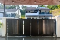 Trackless folding gate Trackless autogate Folding gate Malaysia Aluminium gate Malaysia Delux autogate Unigate Autogate Malaysia Unigate Malaysia Trackless gate Malaysia Aluminium gate supplier Malaysia Aluminium auto gate Autogate price Autogate system price Trackless autogate malaysia price Autogate malaysia price Aluminium gate suppliers LINO GN101