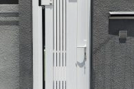 UniGate-Pro_GX104-(Customize)_18ft-6in-x-7ft-9in_Shah--Alam--(4)_white-cylinder-lock Trackless folding gate Trackless autogate Folding gate Malaysia Aluminium gate Malaysia Delux autogate Unigate Autogate Malaysia Unigate Malaysia Trackless gate Malaysia Aluminium gate supplier Malaysia Aluminium auto gate Autogate price Autogate system price Trackless autogate malaysia price Autogate malaysia price Aluminium gate suppliers LINO