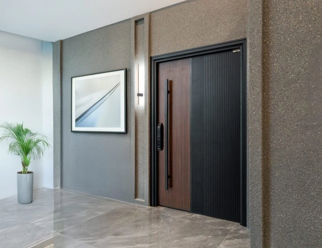 Security door Malaysia Aluminum door Luxury security door Delux security door price Aluminium security door Alutechdoor Security door design for home Best safety door Best security door malaysia Modern security door Security door design Double Door LN202