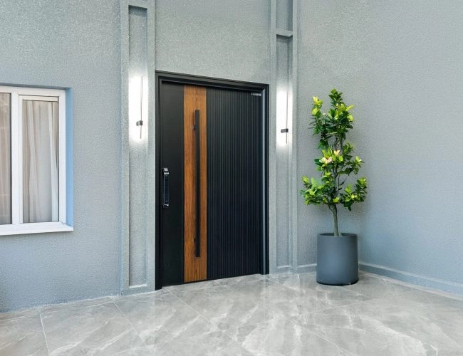 Security door Malaysia Aluminum door Luxury security door Delux security door price Aluminium security door Alutechdoor Security door design for home Best safety door Best security door malaysia Modern security door Security door design Single Door LX103
