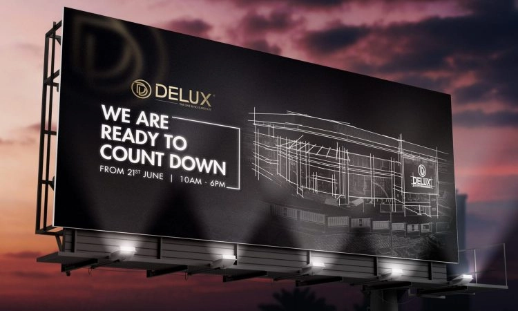 countdown for DELUX flagship store soft opening