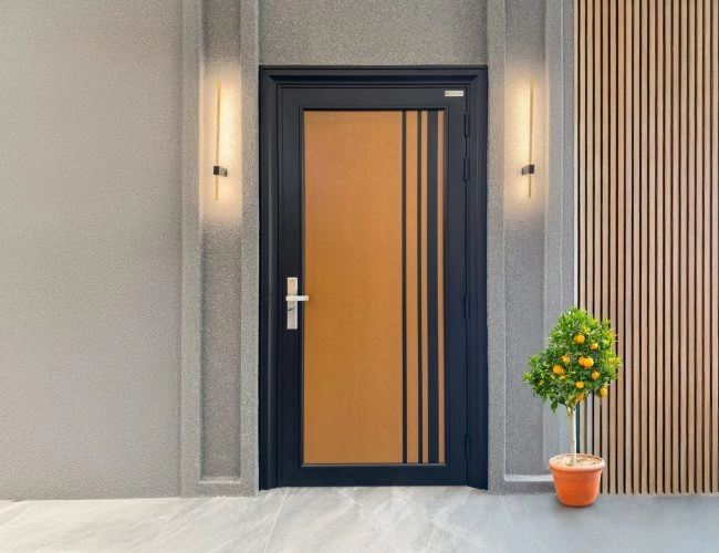 Security door Malaysia Aluminum door Luxury security door Delux security door price Aluminium security door Alutechdoor Security door design for home Best safety door Best security door malaysia Modern security door Security door design Single Door DT804W