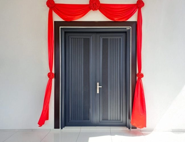Security door Malaysia Aluminum door Luxury security door Delux security door price Aluminium security door Alutechdoor Security door design for home Best safety door Best security door malaysia Modern security door Security door design Double Door DT608