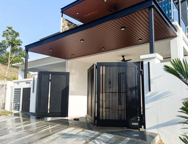 Trackless folding gate Trackless autogate Folding gate Malaysia Aluminium gate Malaysia Delux autogate Unigate Autogate Malaysia Unigate Malaysia Trackless gate Malaysia Aluminium gate supplier Malaysia Aluminium auto gate Autogate price Autogate system price Trackless autogate malaysia price Autogate malaysia price Aluminium gate suppliers LINO GN101