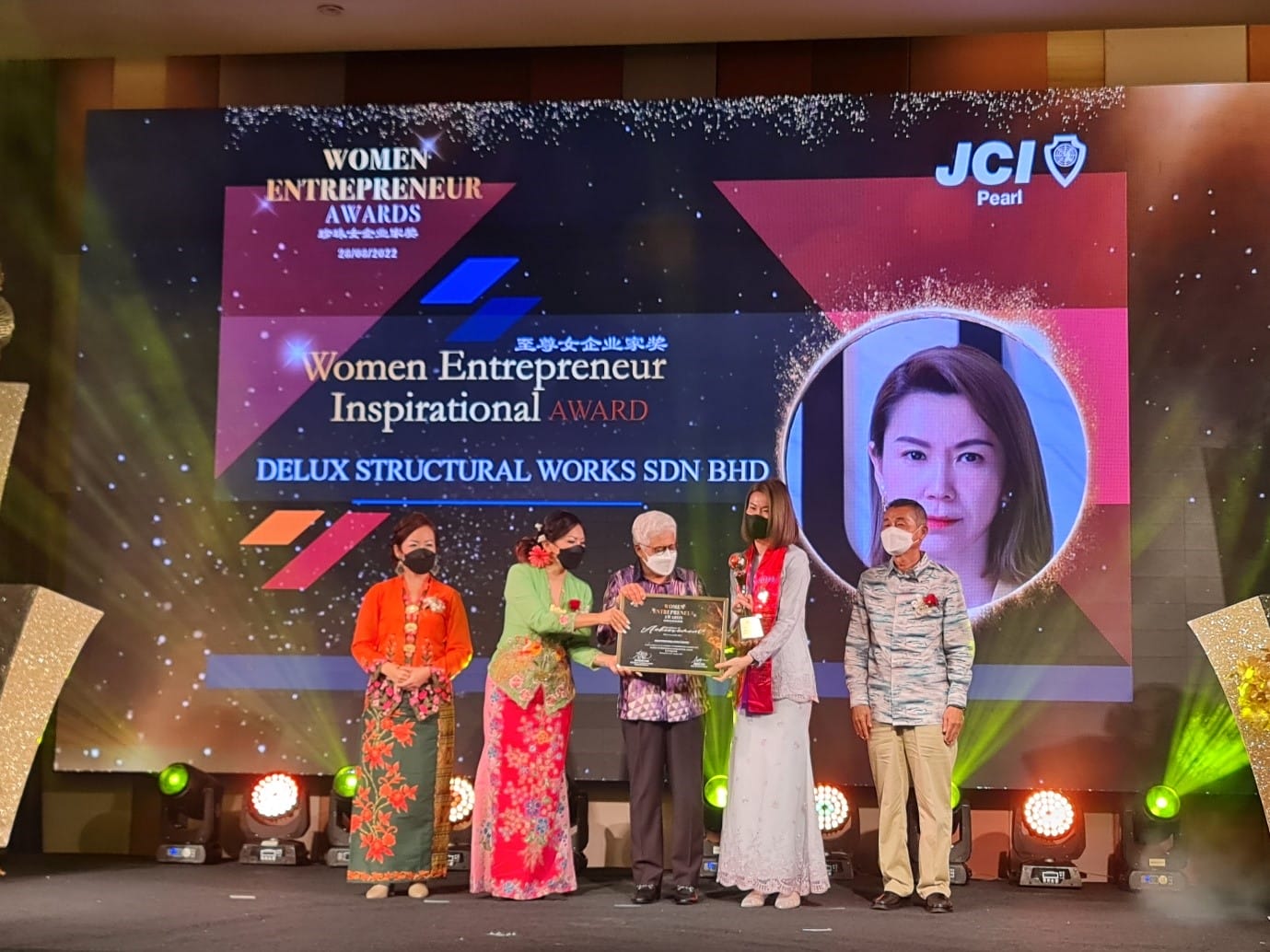 JCI Pearl Women Entrepreneur Award, Delux
