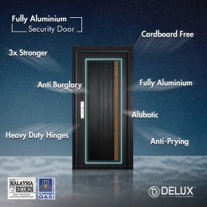 Benefits of choosing Security Doors made of 100% Aluminium, Delux