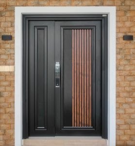 Elevating Home Aesthetics: The Charm of Wood Element Fully Aluminium Security Doors, Delux