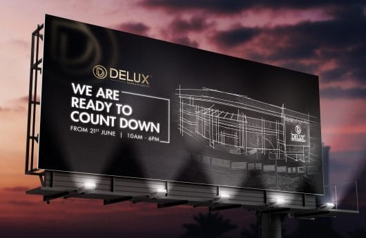 countdown for DELUX flagship store soft opening