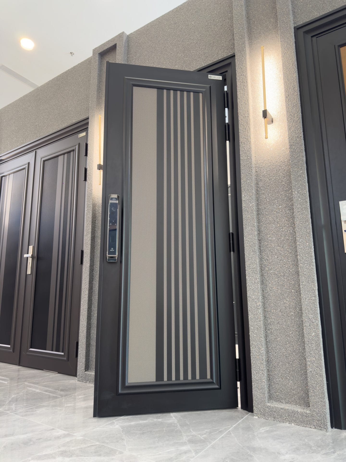 Security door Malaysia Aluminum door Luxury security door Delux security door price Aluminium security door Alutechdoor Security door design for home Best safety door Best security door malaysia Modern security door Security door design Single Door DT608