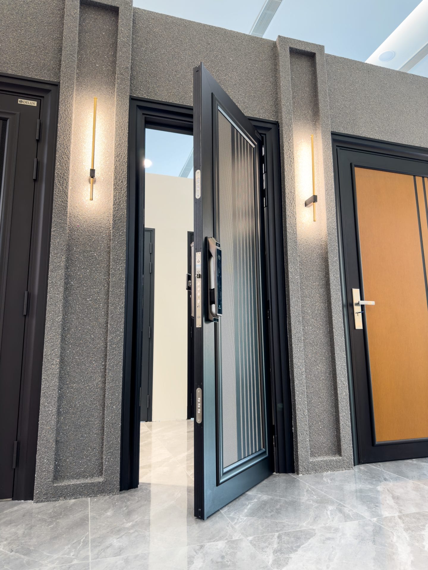 Security door Malaysia Aluminum door Luxury security door Delux security door price Aluminium security door Alutechdoor Security door design for home Best safety door Best security door malaysia Modern security door Security door design Single Door DT608