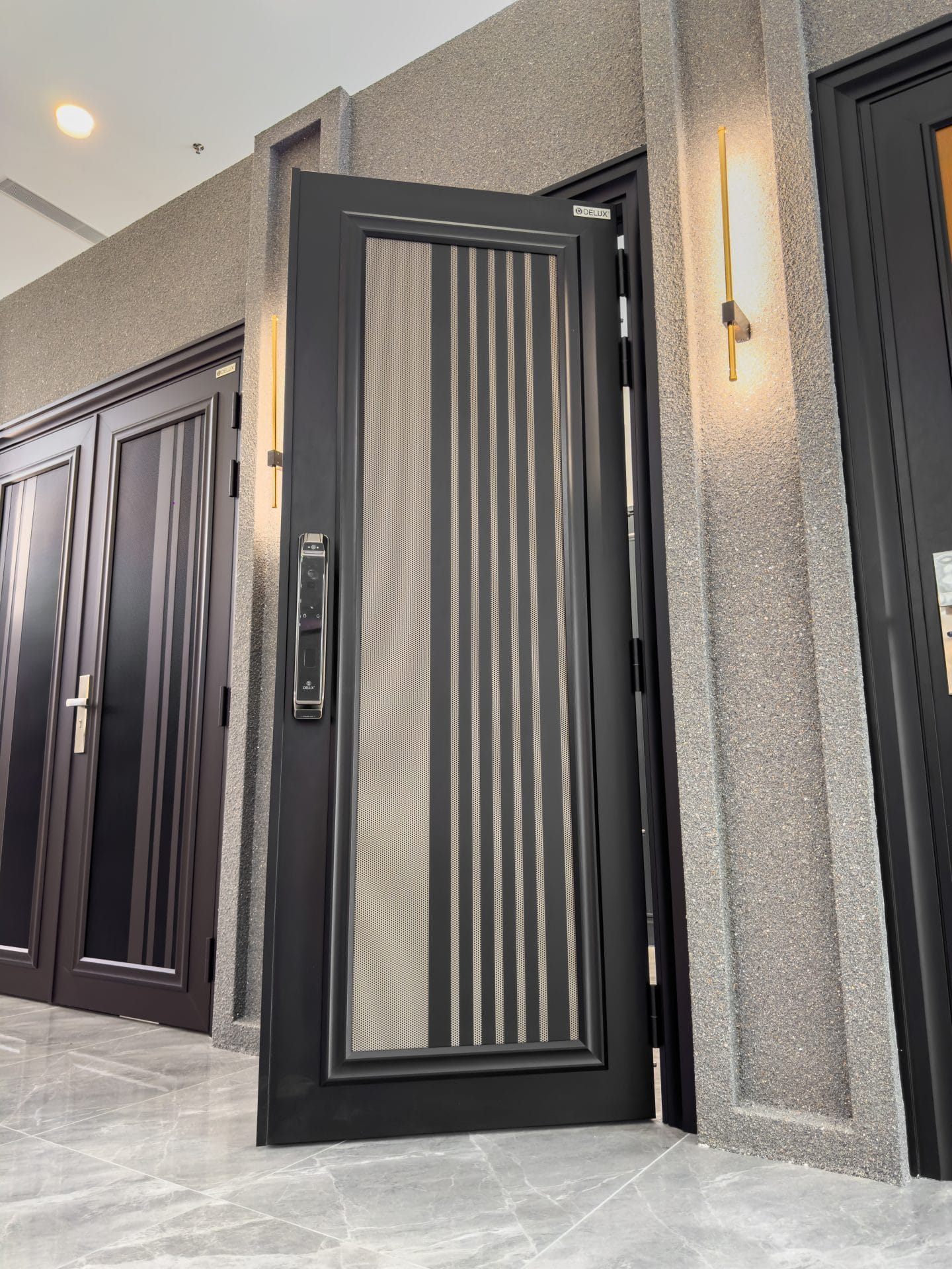 Security door Malaysia Aluminum door Luxury security door Delux security door price Aluminium security door Alutechdoor Security door design for home Best safety door Best security door malaysia Modern security door Security door design Single Door DT608