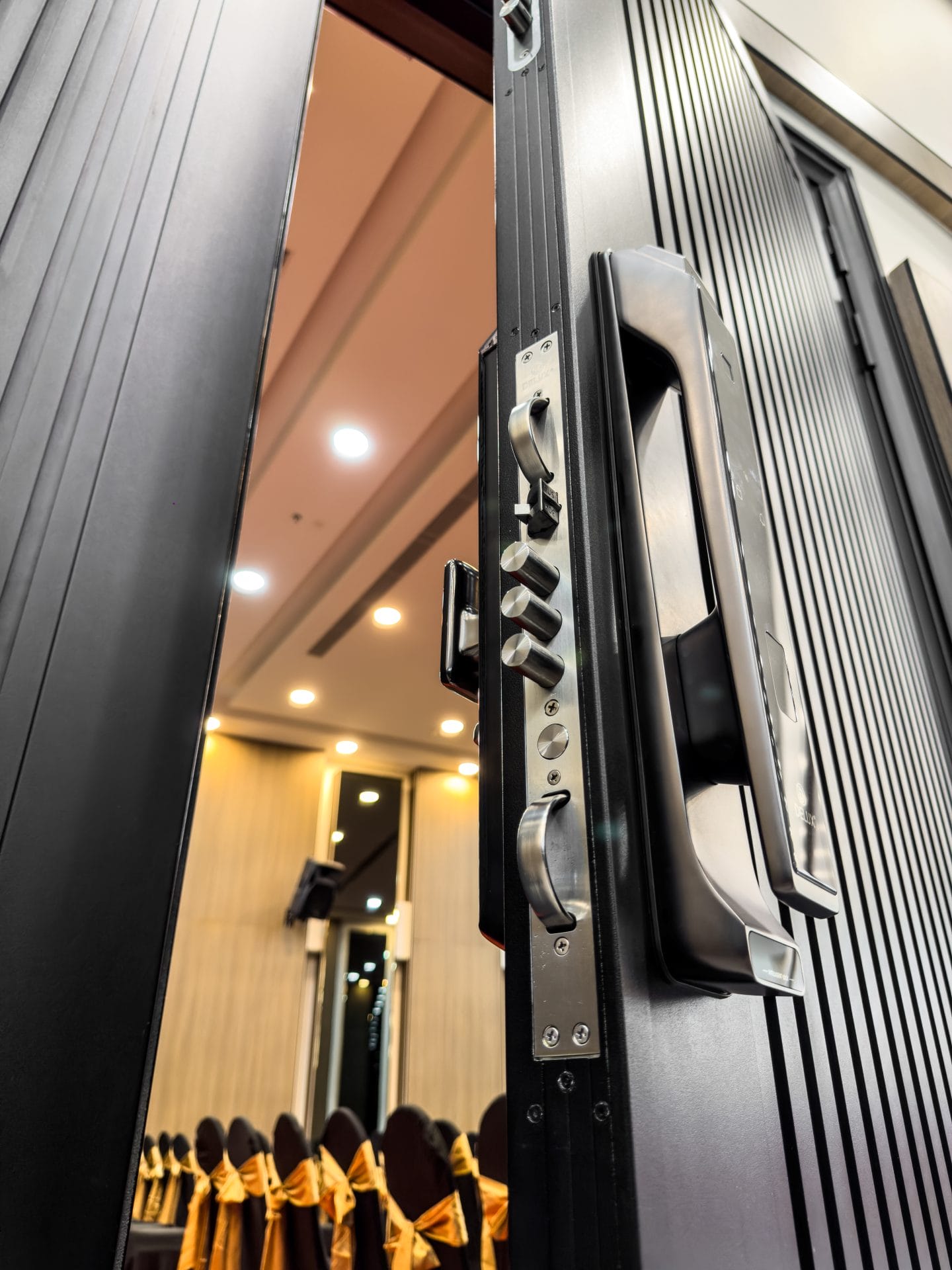 Security door Malaysia Aluminum door Luxury security door Delux security door price Aluminium security door Alutechdoor Security door design for home Best safety door Best security door malaysia Modern security door Security door design Double Door DT612P