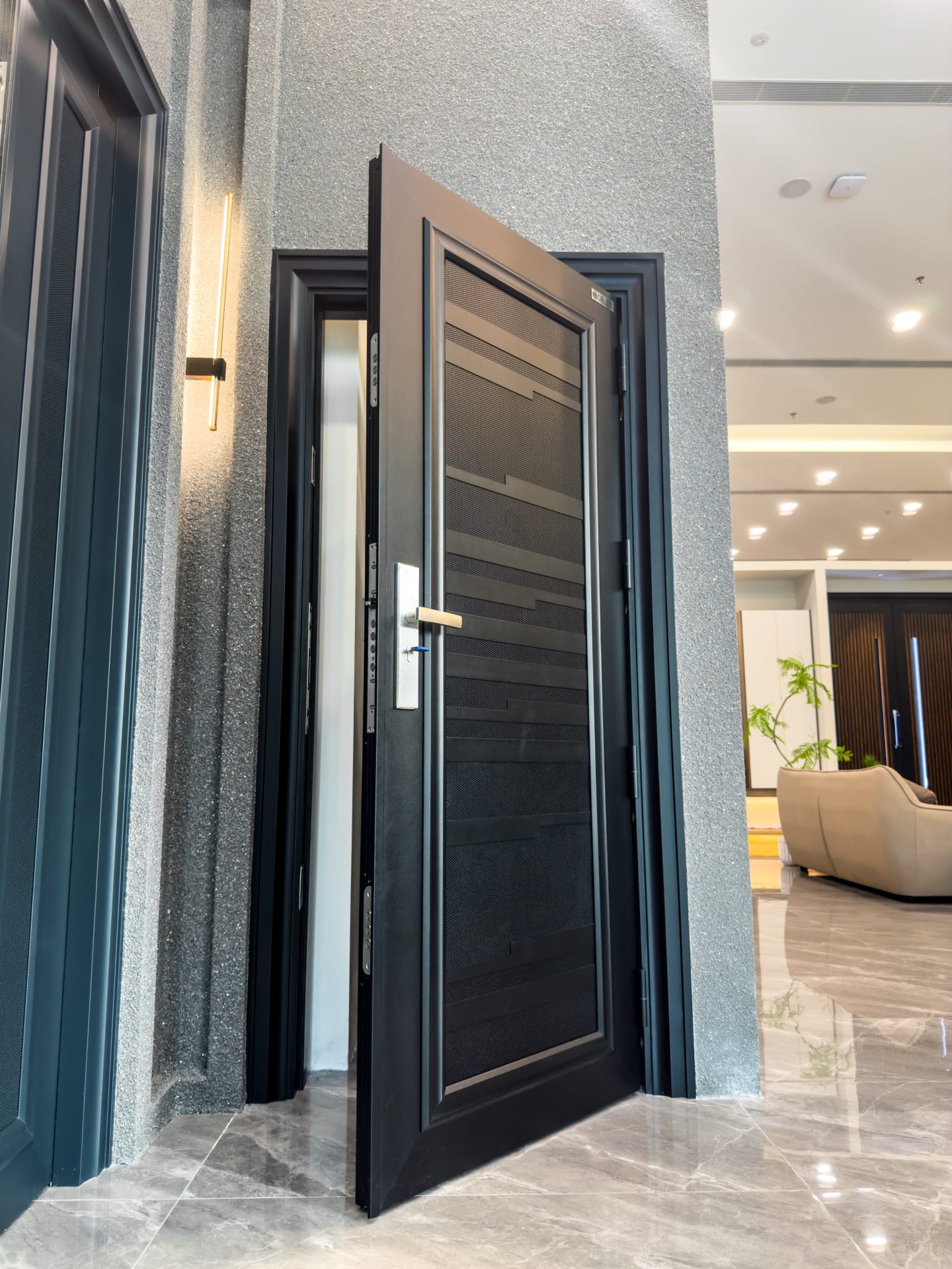 Security door Malaysia Aluminum door Luxury security door Delux security door price Aluminium security door Alutechdoor Security door design for home Best safety door Best security door malaysia Modern security door Security door design Single Door DT609