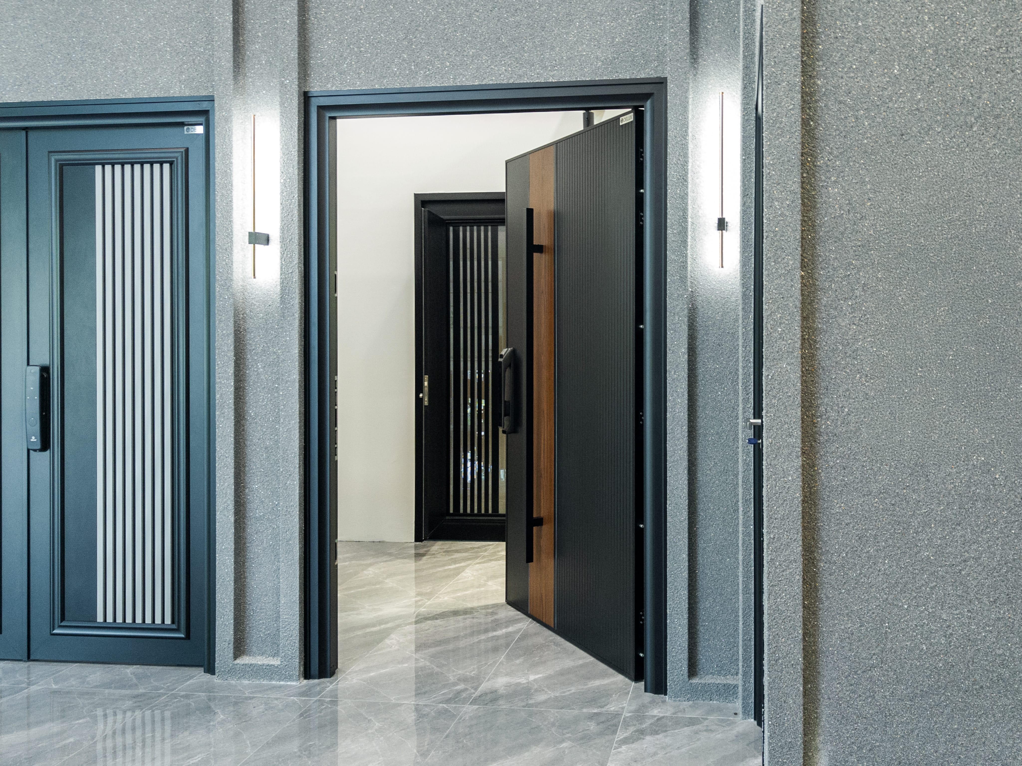 Security door Malaysia Aluminum door Luxury security door Delux security door price Aluminium security door Alutechdoor Security door design for home Best safety door Best security door malaysia Modern security door Security door design Single Door LX103