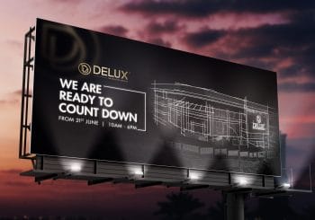 countdown for DELUX flagship store soft opening