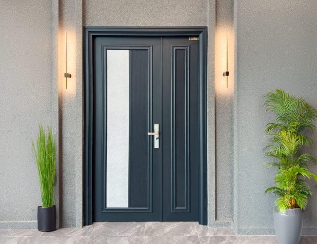 Security door Malaysia Aluminum door Luxury security door Delux security door price Aluminium security door Alutechdoor Security door design for home Best safety door Best security door malaysia Modern security door Security door design One and Half Door DT604C