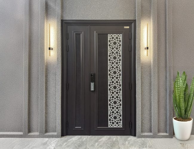 Security door Malaysia Aluminum door Luxury security door Delux security door price Aluminium security door Alutechdoor Security door design for home Best safety door Best security door malaysia Modern security door Security door design One and Half Door DT613